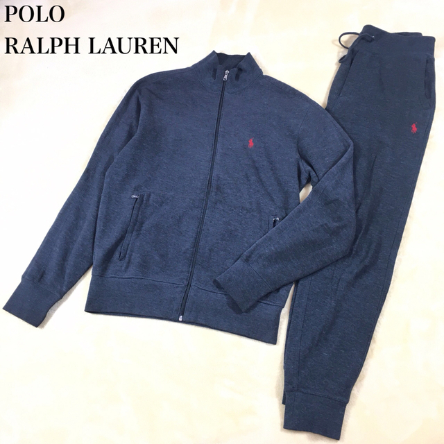 POLO RALPH LAUREN ポロラルフローレン スポーツウェア スウェット 上下 セットアップ ジャージ ジョガーパンツ ポニー刺繍 メンズS