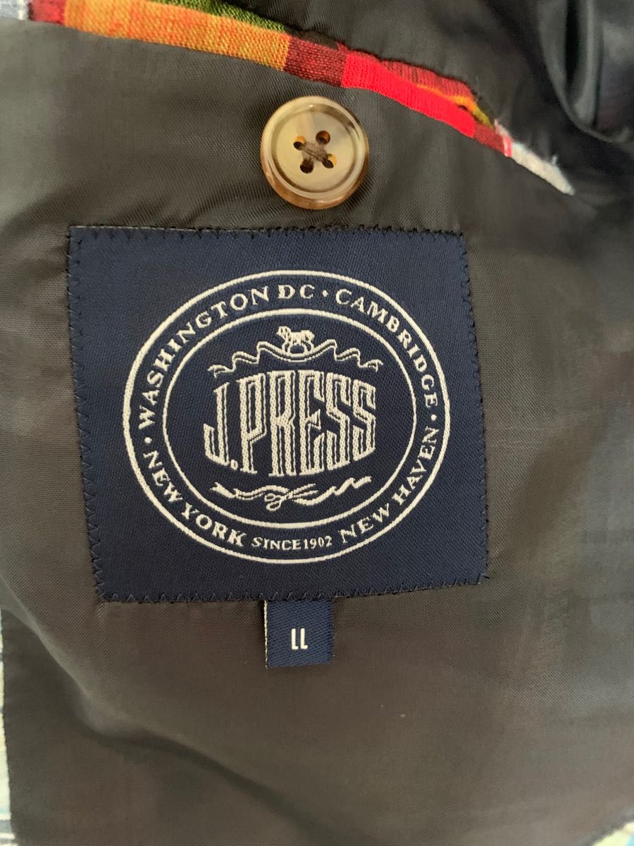 定価4万J press テーラードジャケット　マルチカラー