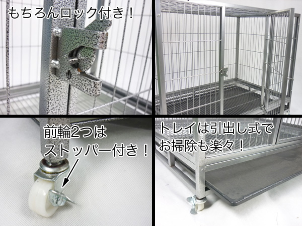 * strong steel made!* pet cage large pet Circle pet gauge dog Circle with casters . kennel dog dog 