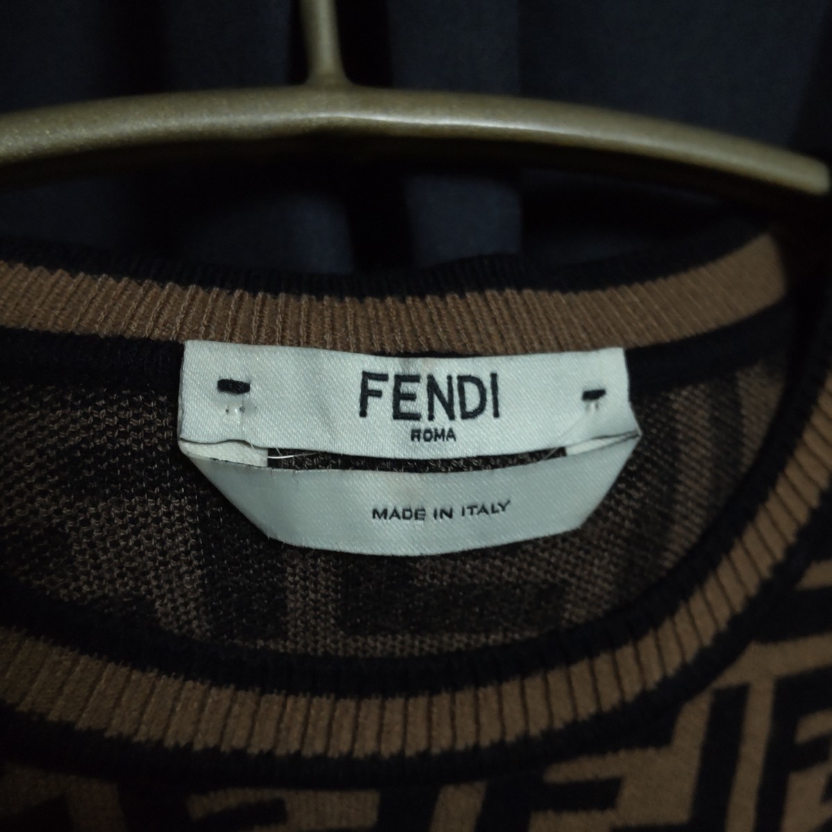 FENDI 20SS FFストレッチニットカットソー フェンディ ズッカ ふ | hdv