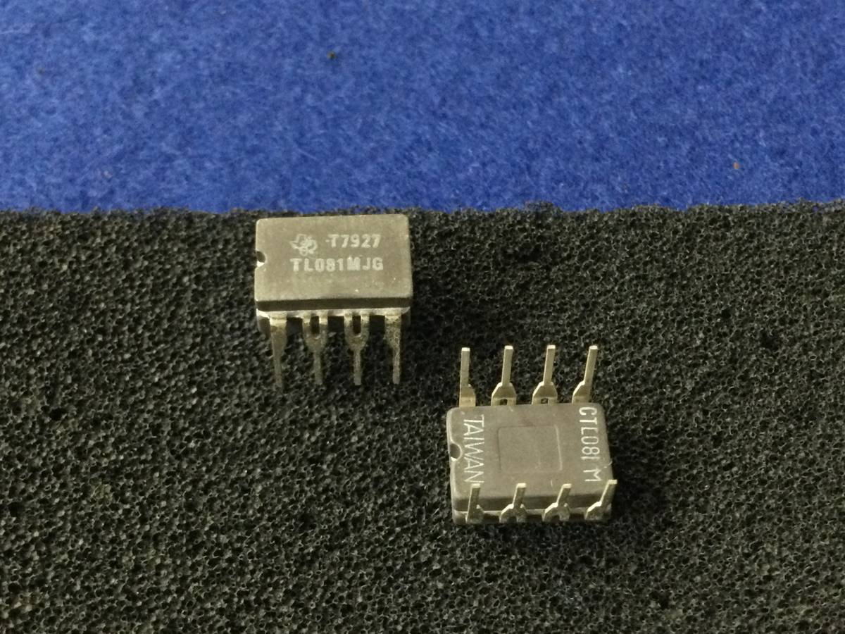 TL081MJG【即決即送】TI J-FET 入力 オペアンプ [61PgK/293916M] Texas J-FET single operational amplifiers ２個_画像1