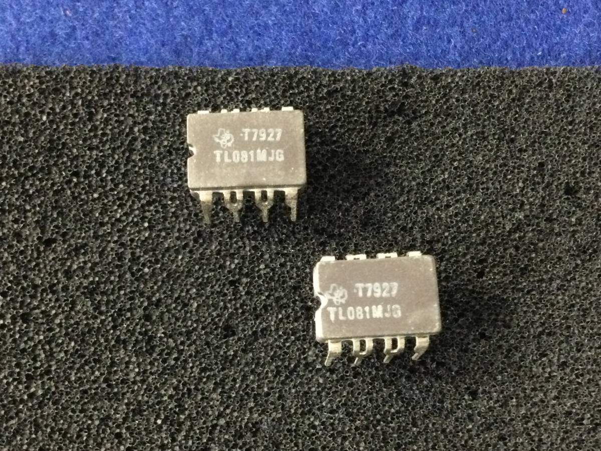 TL081MJG【即決即送】TI J-FET 入力 オペアンプ [61PgK/293916M] Texas J-FET single operational amplifiers ２個_画像2