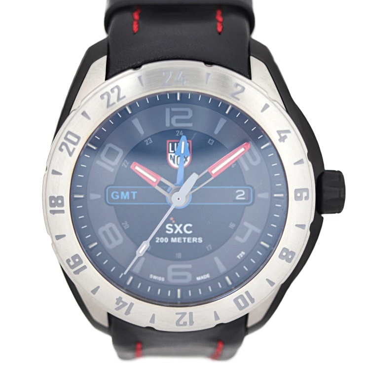 新品未使用展示品 LUMINOX ルミノックス SXC スチール GMT 5127 腕時計