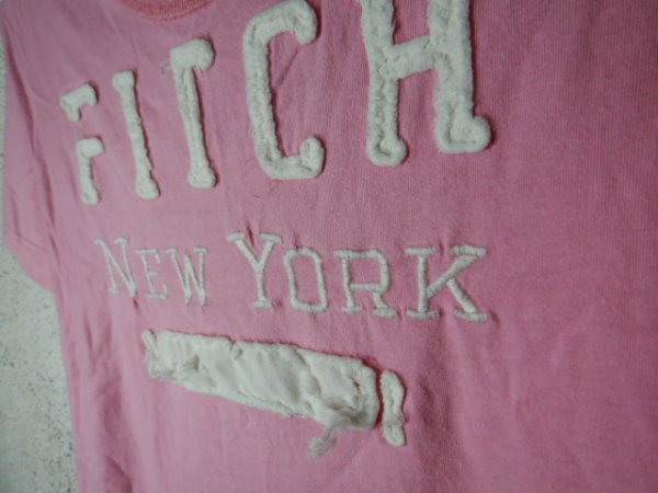 to6262 Abercrombie & Fitch Abercrombie & Fitch Fitch короткий рукав t рубашка Old нашивка принт вышивка дизайн популярный стоимость доставки дешевый 