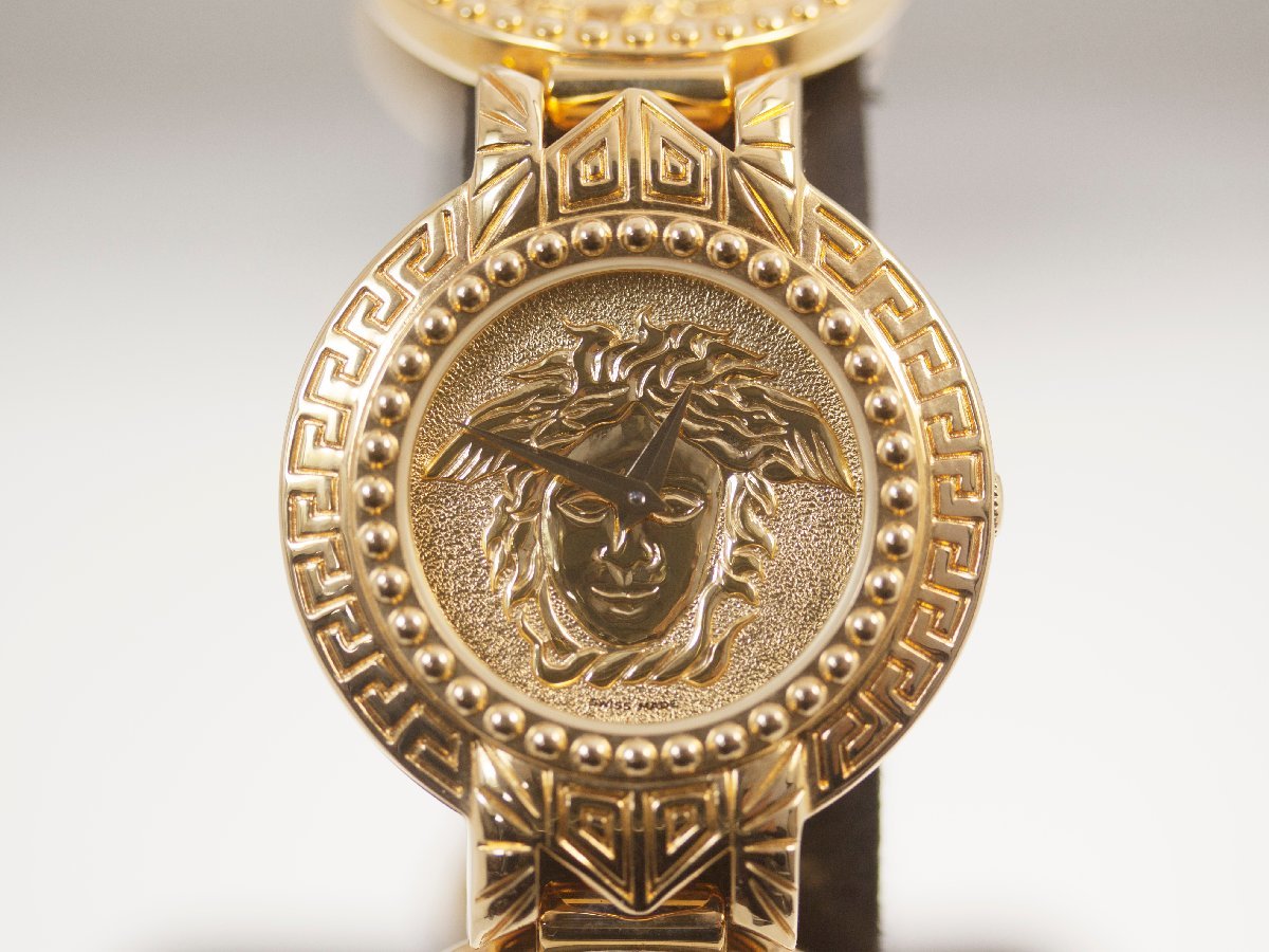 訳あり】 【VERSACE】ヴェルサーチ「メデューサ」コインウォッチ
