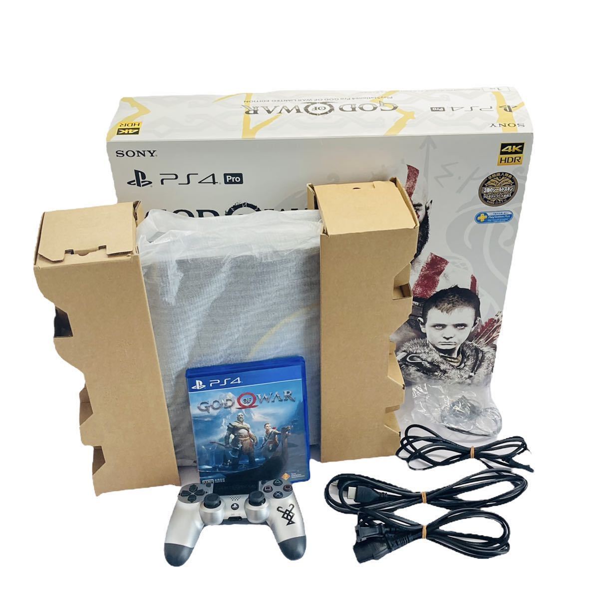 動作確認済】 SONY ゲーム機 本体 PS4 PlayStation4 Pro ゴッド・オブ・ウォー リミテッドエディション 1TB CUH- 7100B