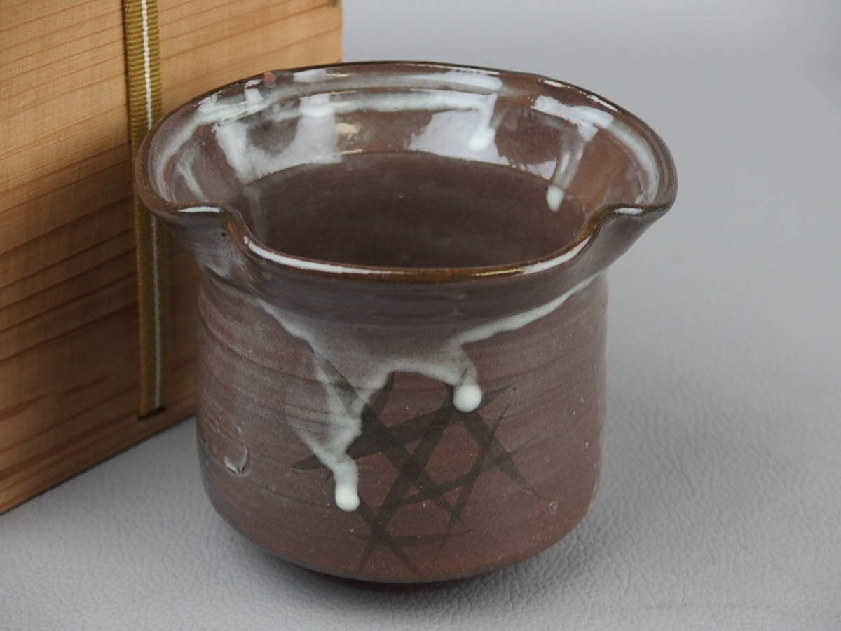 【骨董・茶道具】★唐津焼★★絵唐津向付 ej028wb. 和食器