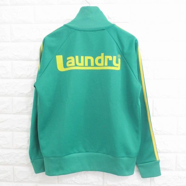 【Laundry】ランドリー◆ジャージトップ トラックジャケット(緑×黄)◆SS_画像2