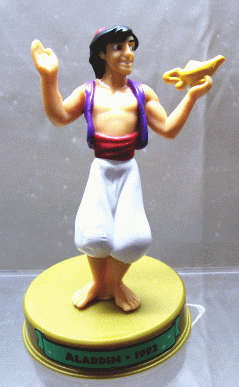 US версия McDonald's happy mi-ru100years Magic Aladdin 1992(BOX-H) фигурка 