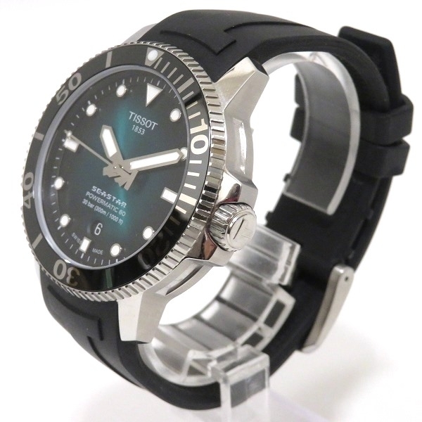 ティソ シースター1000 T120407A 自動巻 時計 腕時計 メンズ 美品☆0203
