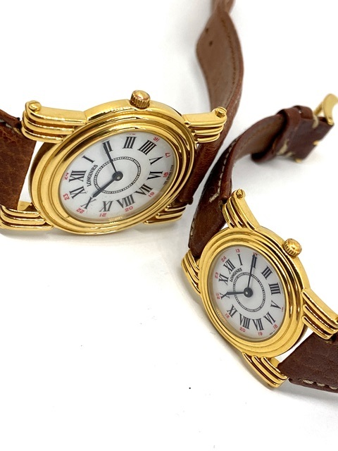 訳アリ LONGINES ロンジン ペアウォッチ ラウンド 7172 7173 訳アリ LONGINES ロンジン ペアウォッチ ラウンド 7172 7173