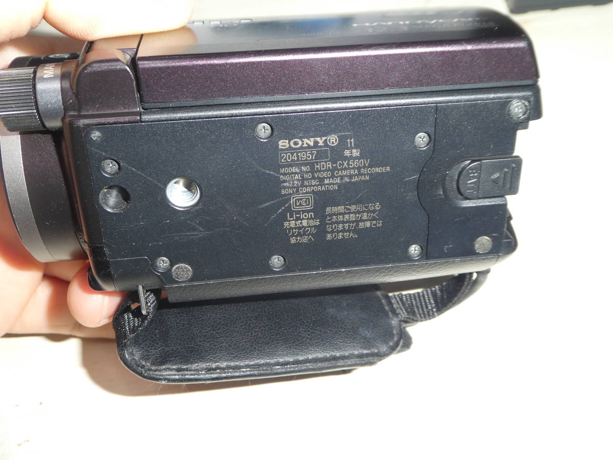 SONY HDR-CX560V 64G デジタルHDビデオカメラレコーダー 動作良好_画像8