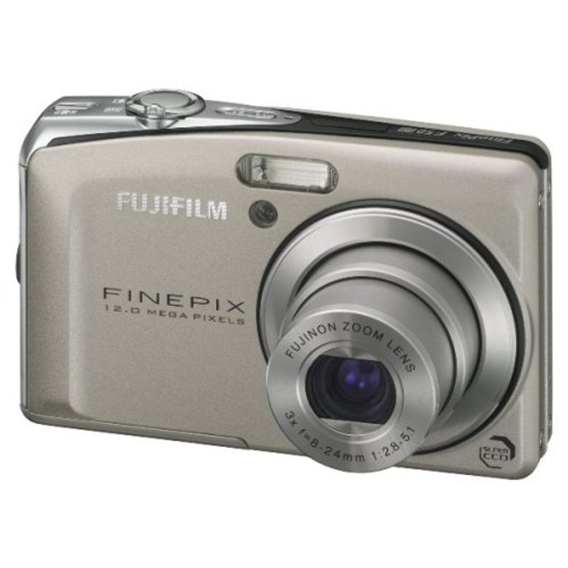 FUJIFILM デジタルカメラ FinePix (ファインピクス) F50fd シルバー 1200万画素 光学3倍ズーム FX-F50FD_画像1