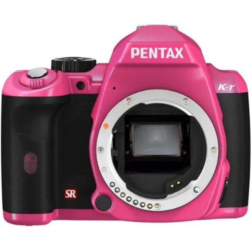 大人女性の PENTAX デジタル一眼レフカメラ K-r ボディ ピンク K-rBODY