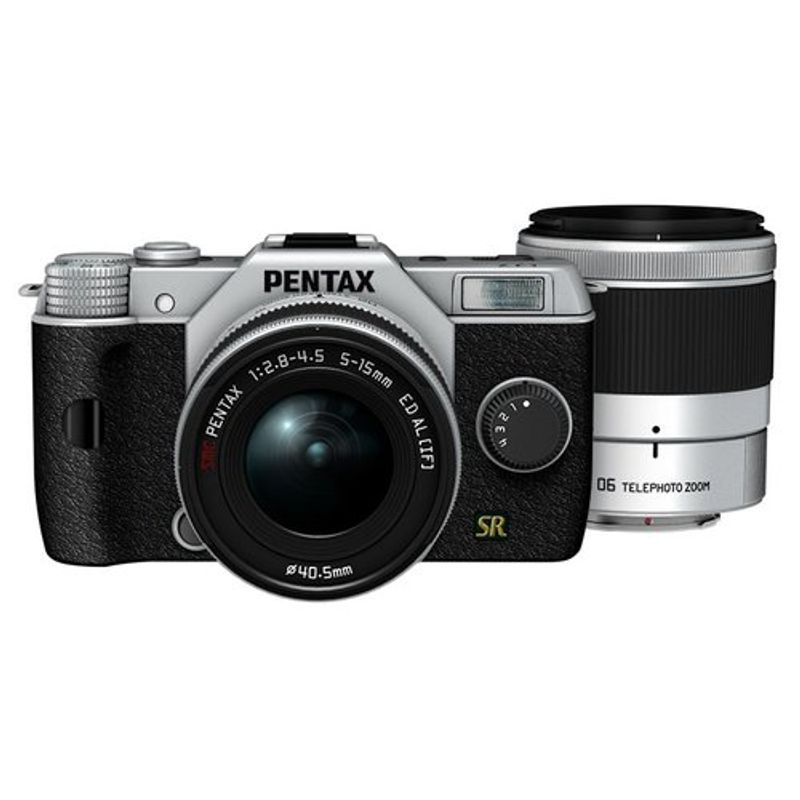 PENTAX ミラーレス一眼 Q7 ダブルズームキット 標準ズーム 02 STANDARD ZOOM ・望遠ズーム 06 TELEPHOT_画像1