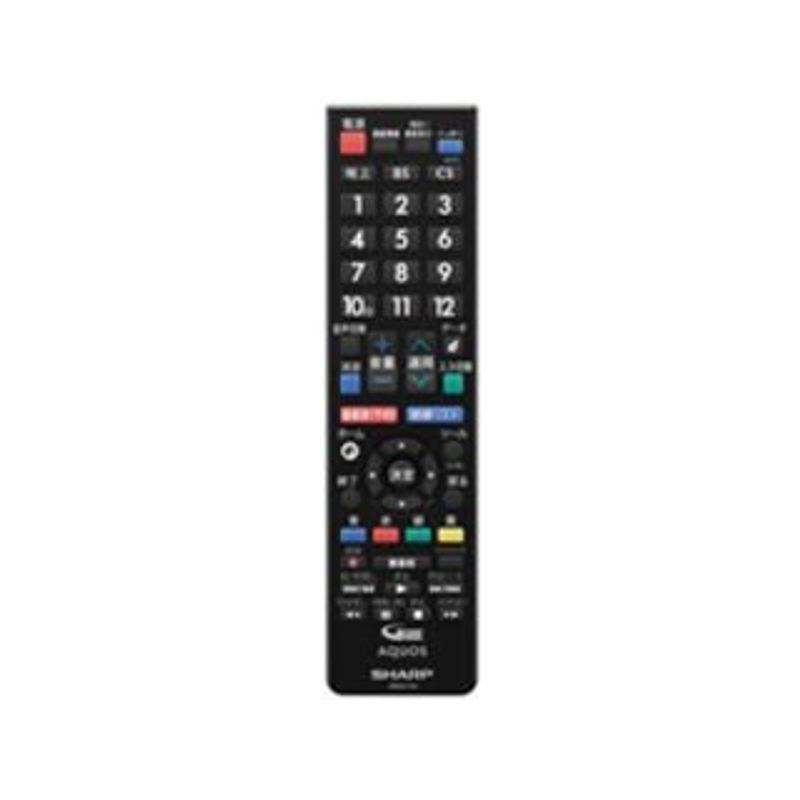 新しいエルメス シャープSHARP シャープ液晶テレビ用リモコンブラック