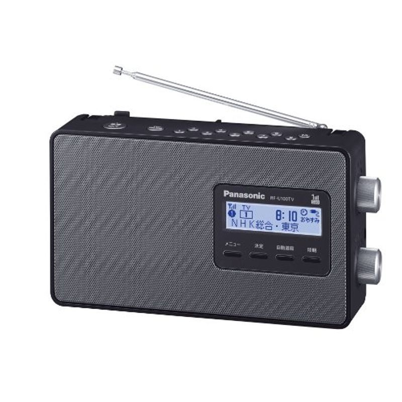 ふるさと納税 パナソニック ラジオ RF-U100TV-K ブラック FM/AM