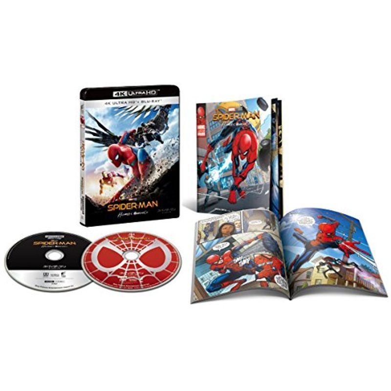 スパイダーマン:ホームカミング 4K ULTRA HD & ブルーレイセット(初回生産限定) Blu-ray_画像1