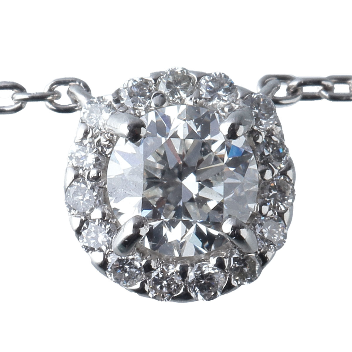 ヴァンドーム青山 ダイヤネックレス グレース 0.38ct PT850 PT950 40cm