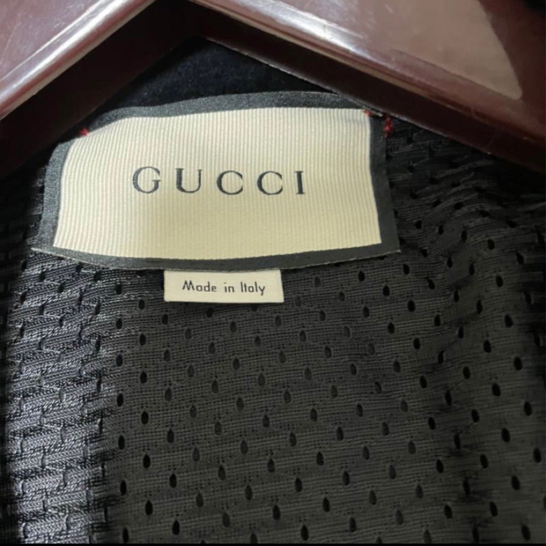 グッチ GUCCI シェニールジャケット ロゴ刺繍 ベロア トラックジャージ