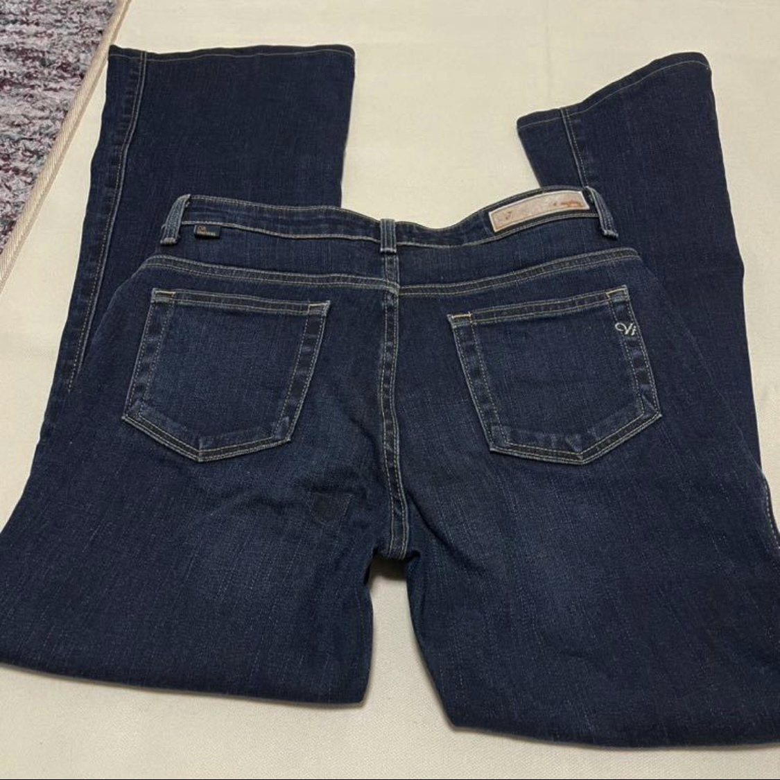 SOMETHING Vienus Jean サムシング ヴィーナスジーン ストレッチデニム ブーツカット フレアパンツ ３２インチ