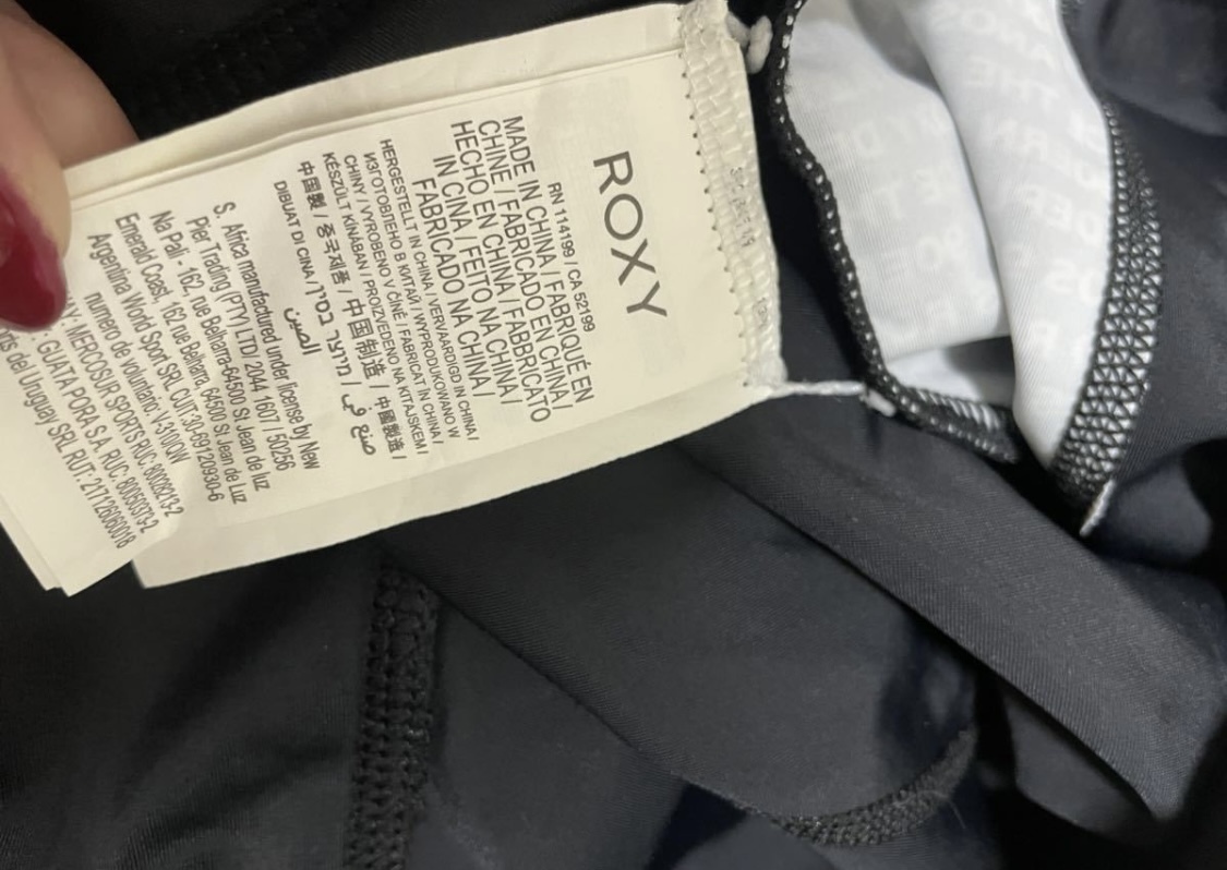 ロキシー ROXY★Mサイズ レディース ブラック 黒 スポーツ フィットネス 7分丈 パンツ ヨガ トレーニング