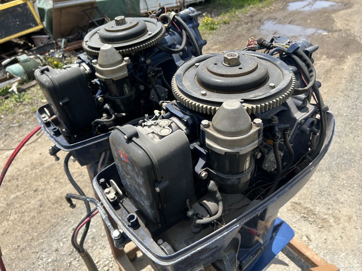 Bibian 比比昂- トーハツ船外機2st エンジン45馬力2機セット371 Bibian 比比昂- トーハツ船外機2st エンジン45馬力2機セット371