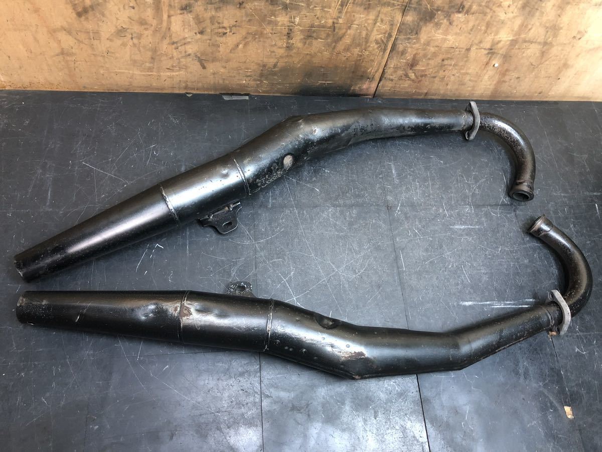 ヤマハ RZ250 4L3 純正 マフラー 左右 ノーマル チャンバー RZ350 4U0