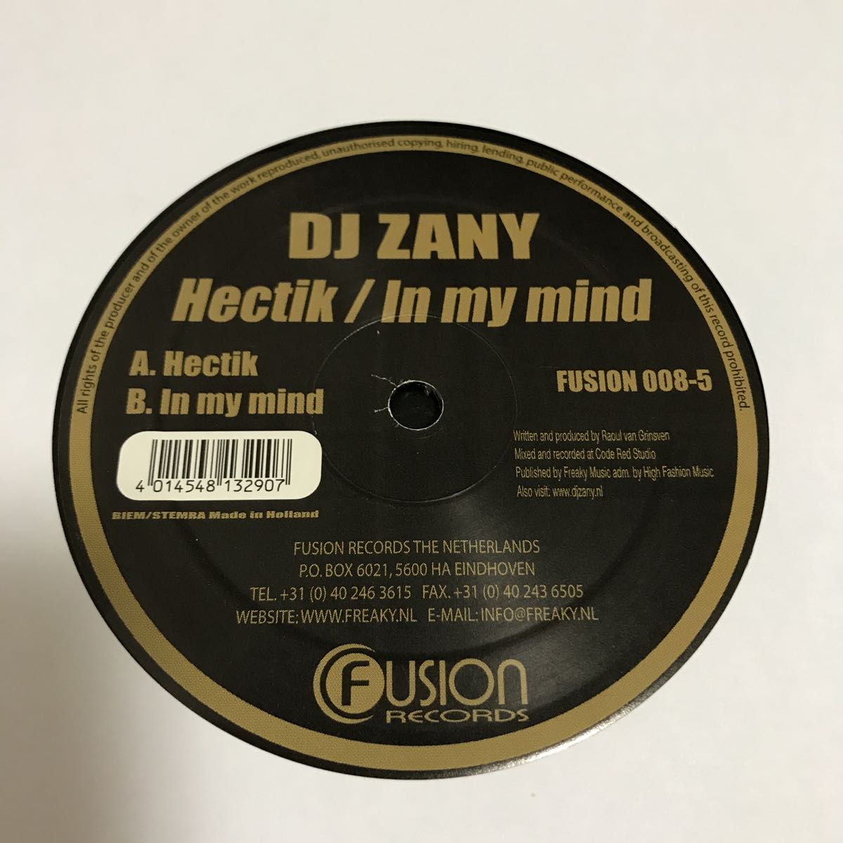 ヤフオク Hardstyle Dj Zany Hectik Fusion Record