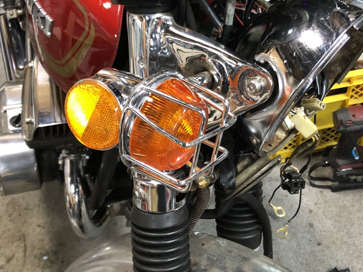GT380 ウィンカーガード テールガード プロテクター ストーンガード