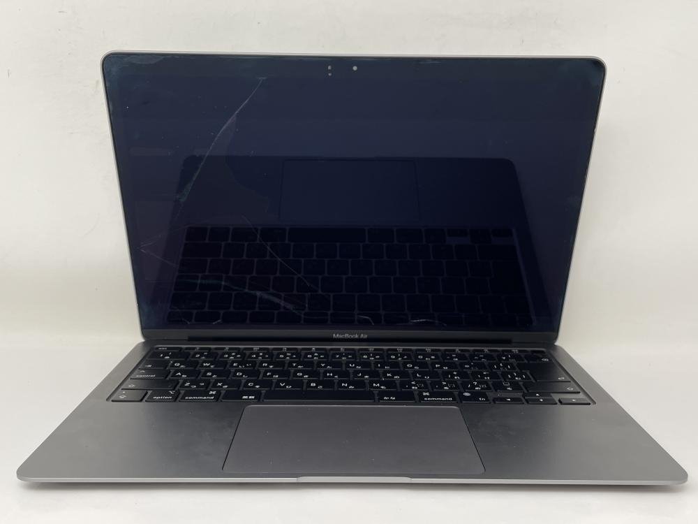 M802【ジャンク品・充放電回数31回】 MacBook Air Retina 2020 13インチ SSD 256GB Apple M1  MGN63J/A /100