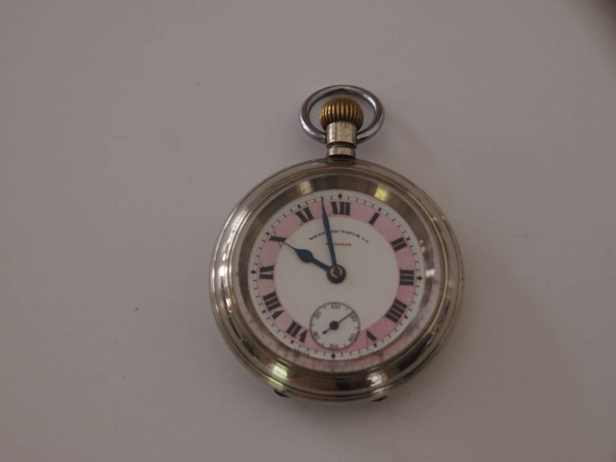お気に入りの END WEST WATCH 懐中時計 スモセコ 機械式 スイス製 （絹