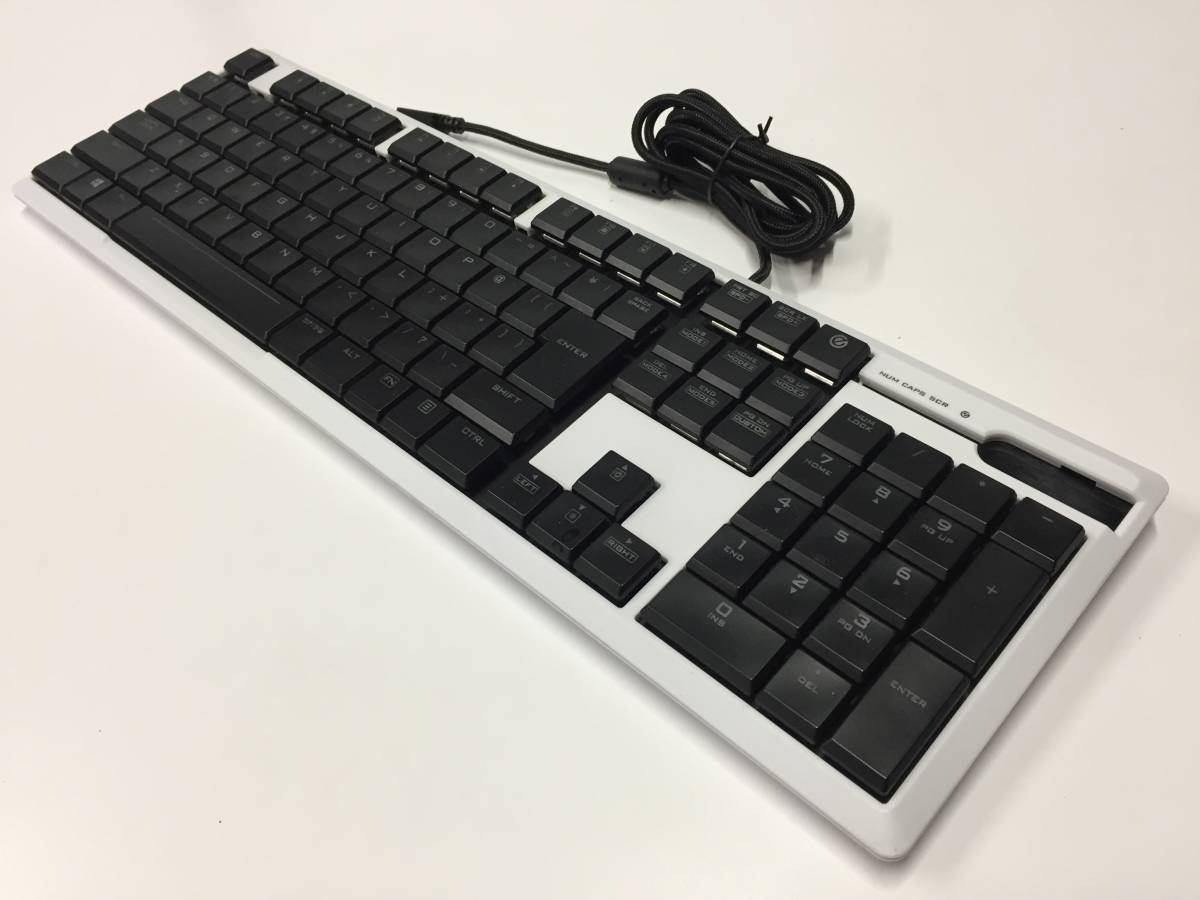 A20208)ELECOM TK-ARMA50 FPS GAMING KEYBOARD britain character keyboard present condition used operation goods 