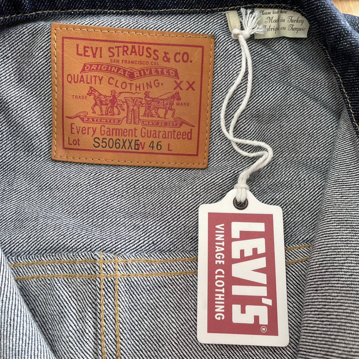 新品!限定本付き!506着限定 Levi's LVC S506XXE 大戦モデル 新品!限定本付き!506着限定 Levi's LVC S506XXE 大戦モデル