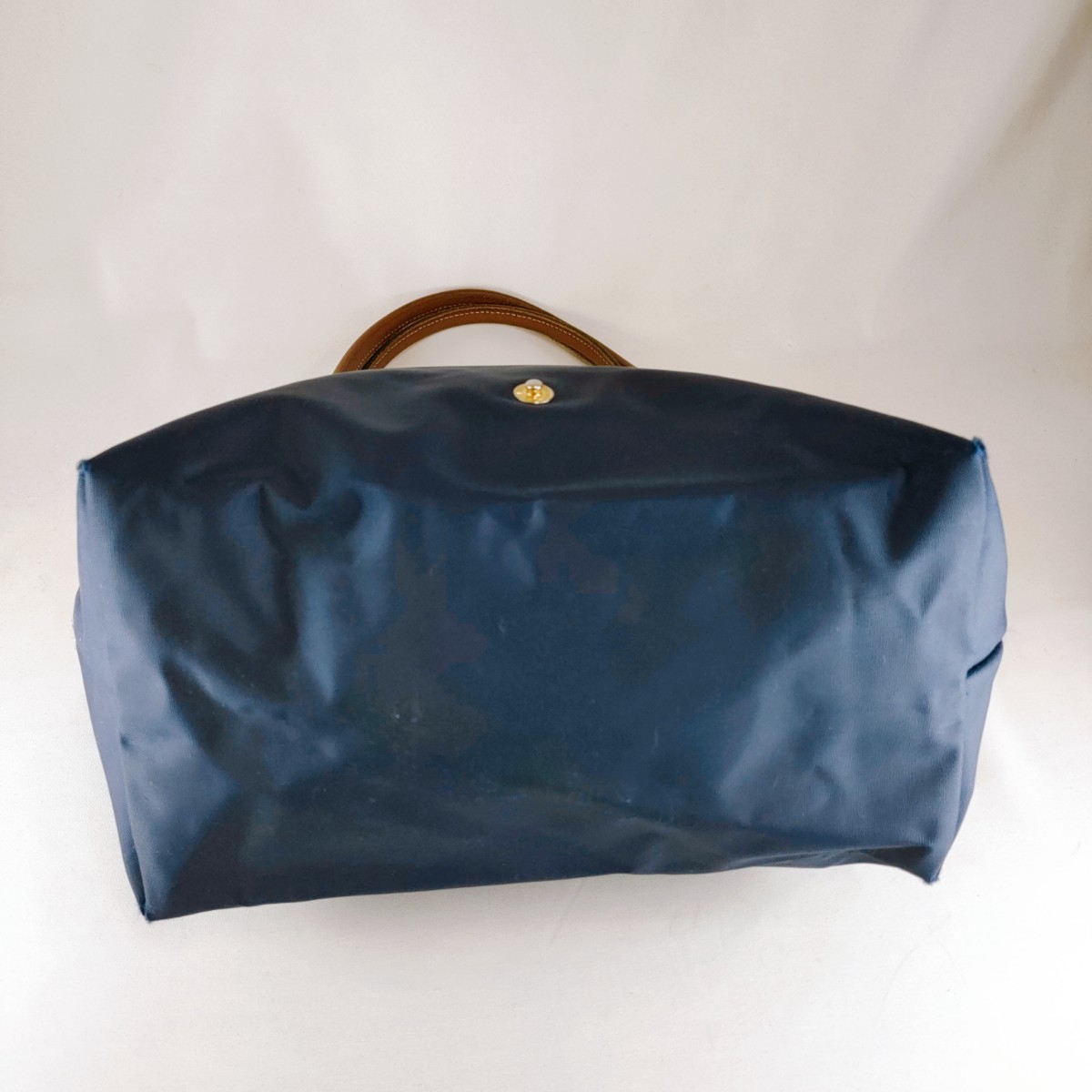 【やや美品】 Longchamp LE PLIAGE ロンシャン リプリアージュ ハンドバッグ トート 肩掛け レザー×ナイロン ショルダー ハンド 軽量 _画像5