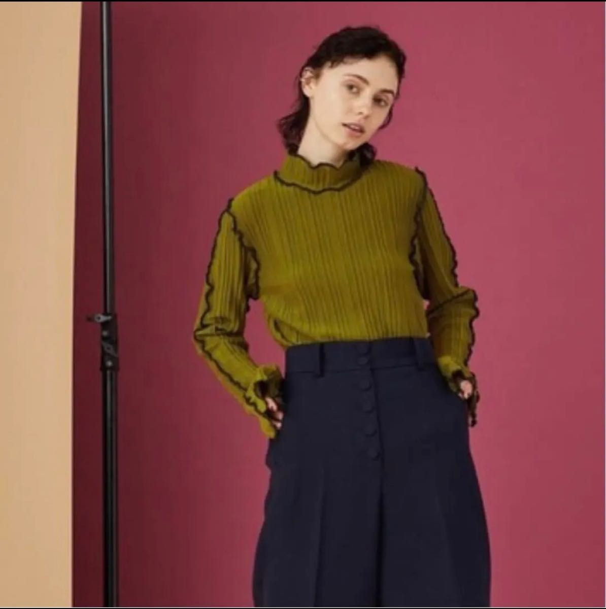 川口春奈さん着用STUDIOUS(ステュディオス) INellaハイネック 川口春奈さん着用STUDIOUS(ステュディオス) INellaハイネック