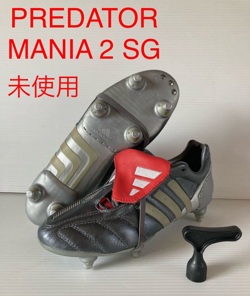 2003年製 adidas PREDATOR MANIA 2 SG GUNMETALLIC US7.5 未使用