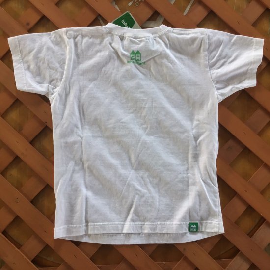 INHABITANT обитатель [LOGO TEE for Kids] Whaite 130cm стандартный товар футболка ... родители . пара ссылка ko-te