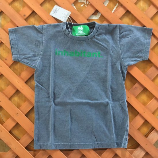 INHABITANT インハビタント 【LOGO TEE for Kids】 Gray 140cm 正規(guī)品 Tシャツ お揃い 親子 ペア リンクコーデ