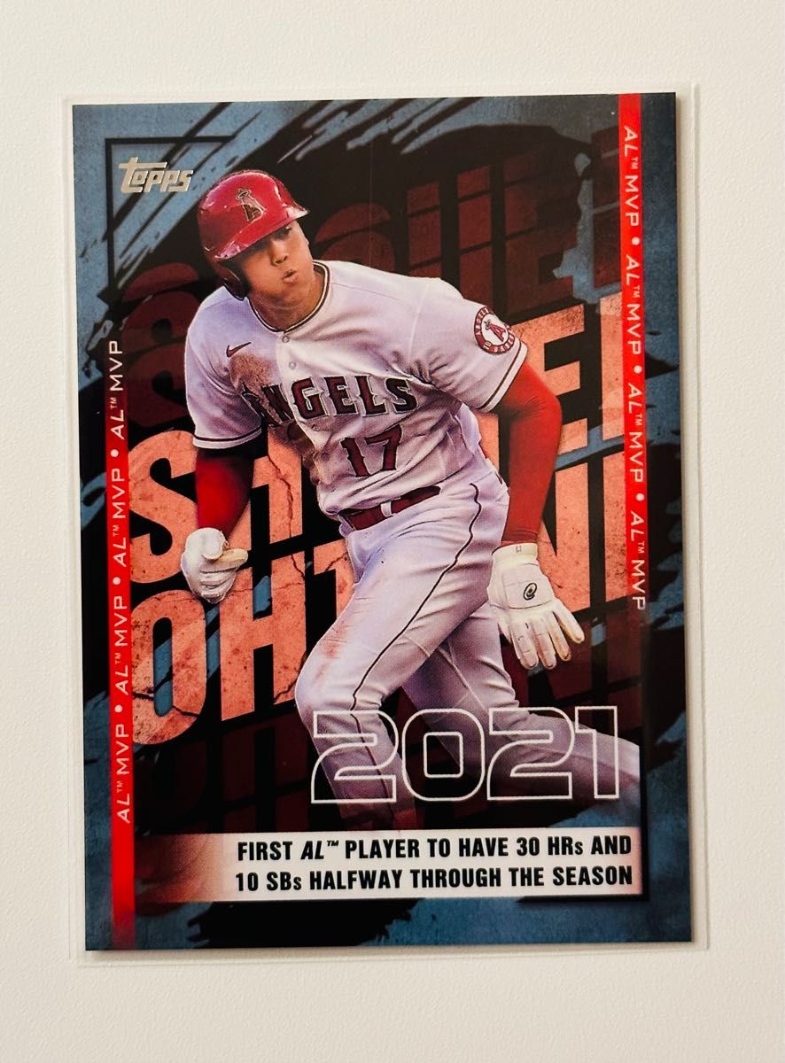 Topps 大谷翔平 MVP インサート 2021 カード OHTANI SHOHEI|PayPayフリマ