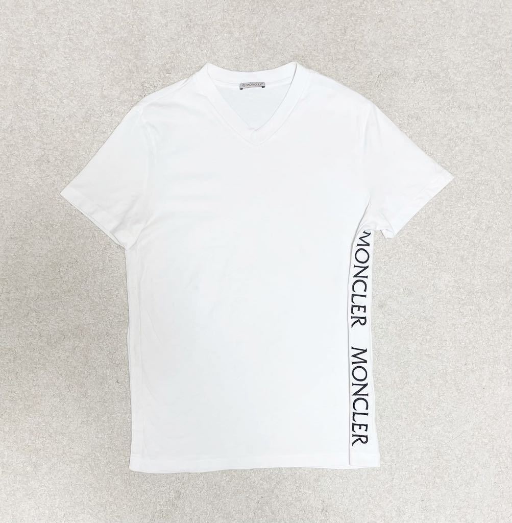 極美品］モンクレール サイドロゴTシャツ ホワイト | labiela.com