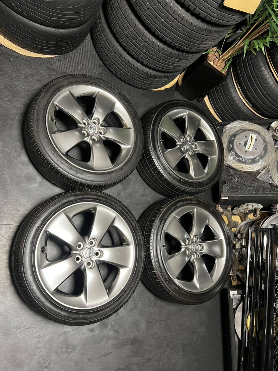 トヨタ プリウス 30 純正タイヤホイール 17インチ 7J+50 PCD100 5穴