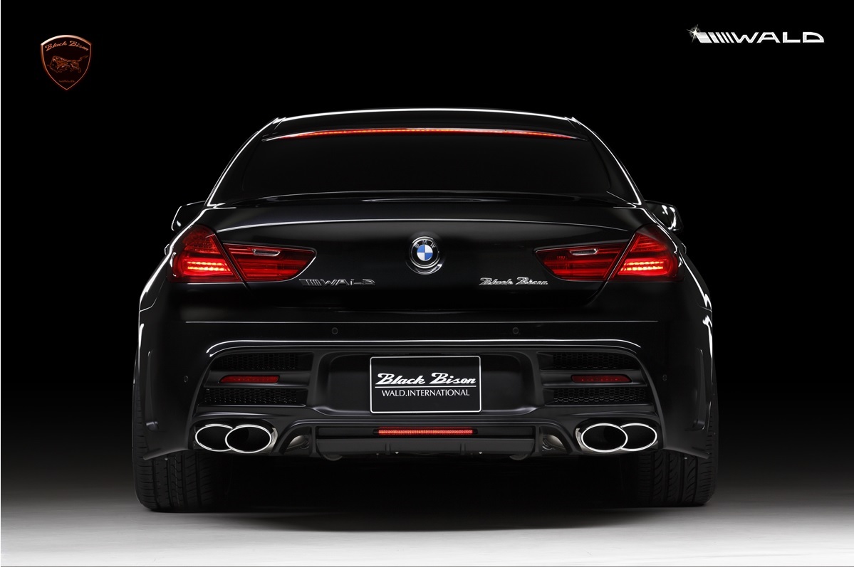 【WALD-BlackBison Edtion】 BMW F06 6シリーズ GranCoupe 2011y～ フル エアロ 3点キット ブラックバイソン グランクーペ スポイラー_画像4