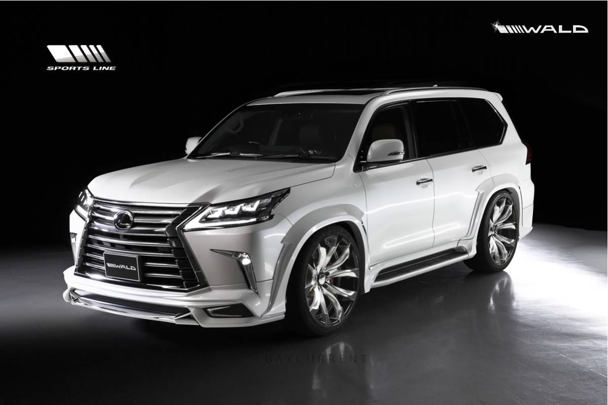 【W(wǎng)ALD-SportsLine】 LEXUS LX570 H27.9~ URJ201W オーバーフェンダー LX スポイラー エアロ