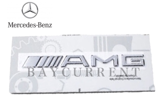 【正規純正品】 ベンツ AMG リア エンブレム Gクラス ゲレンデ W463 G36 G55 SLクラス R230 SL55 SL63 SL65 2208170815 リヤ エンブレム_安心の正規純正品