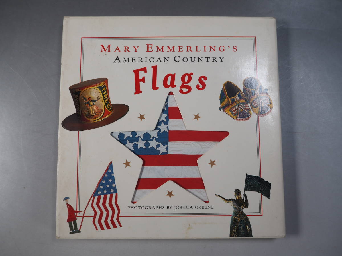 洋書　Mary Emmerling's American Country Flags　アメリカ星条旗　敷物　キルト　陶器　図録_画像1