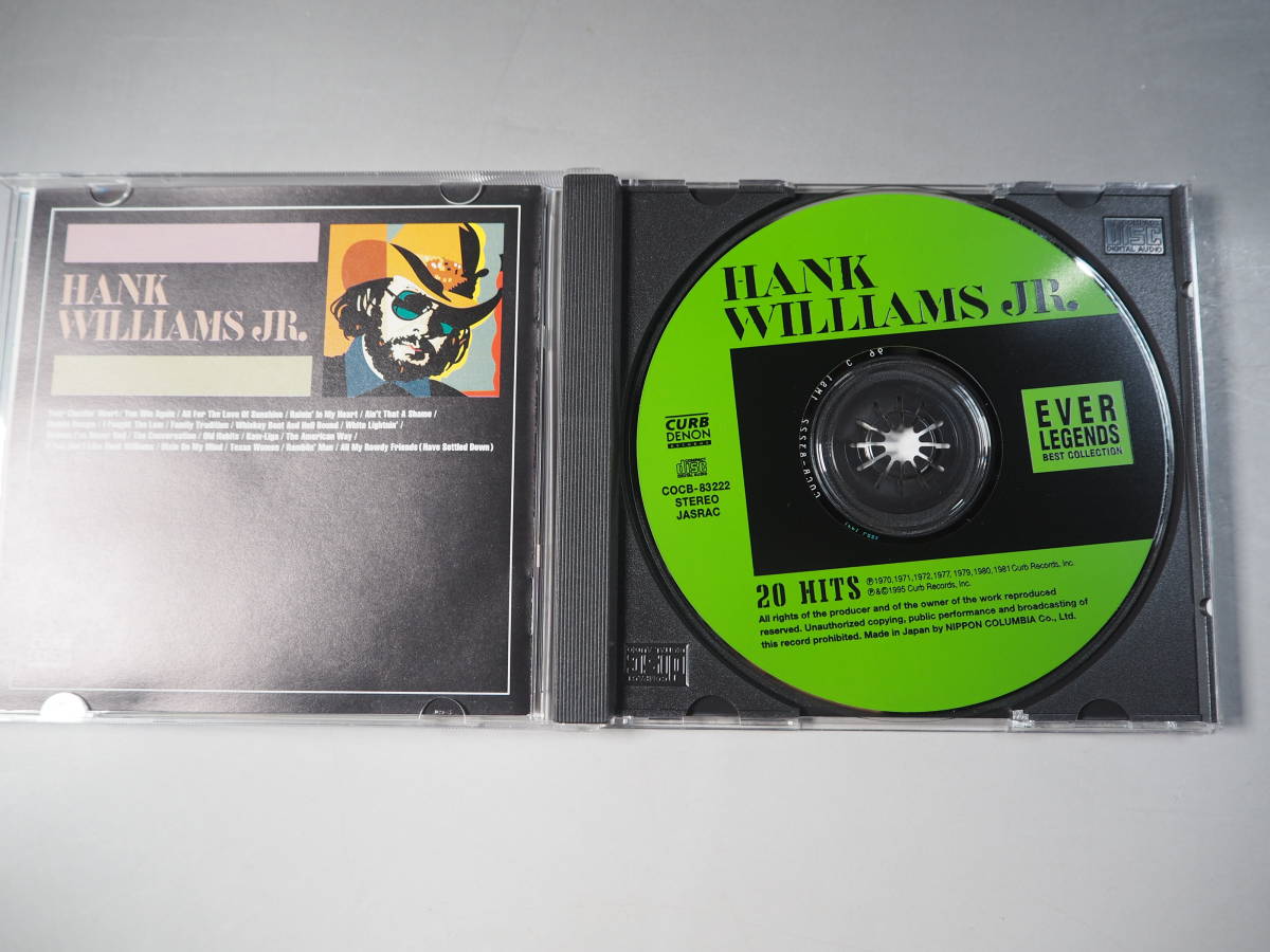 輸入盤CD　Hank Williams, Jr. ハンク・ウィリアムズjr 20HITS ベスト　カントリー　_画像2