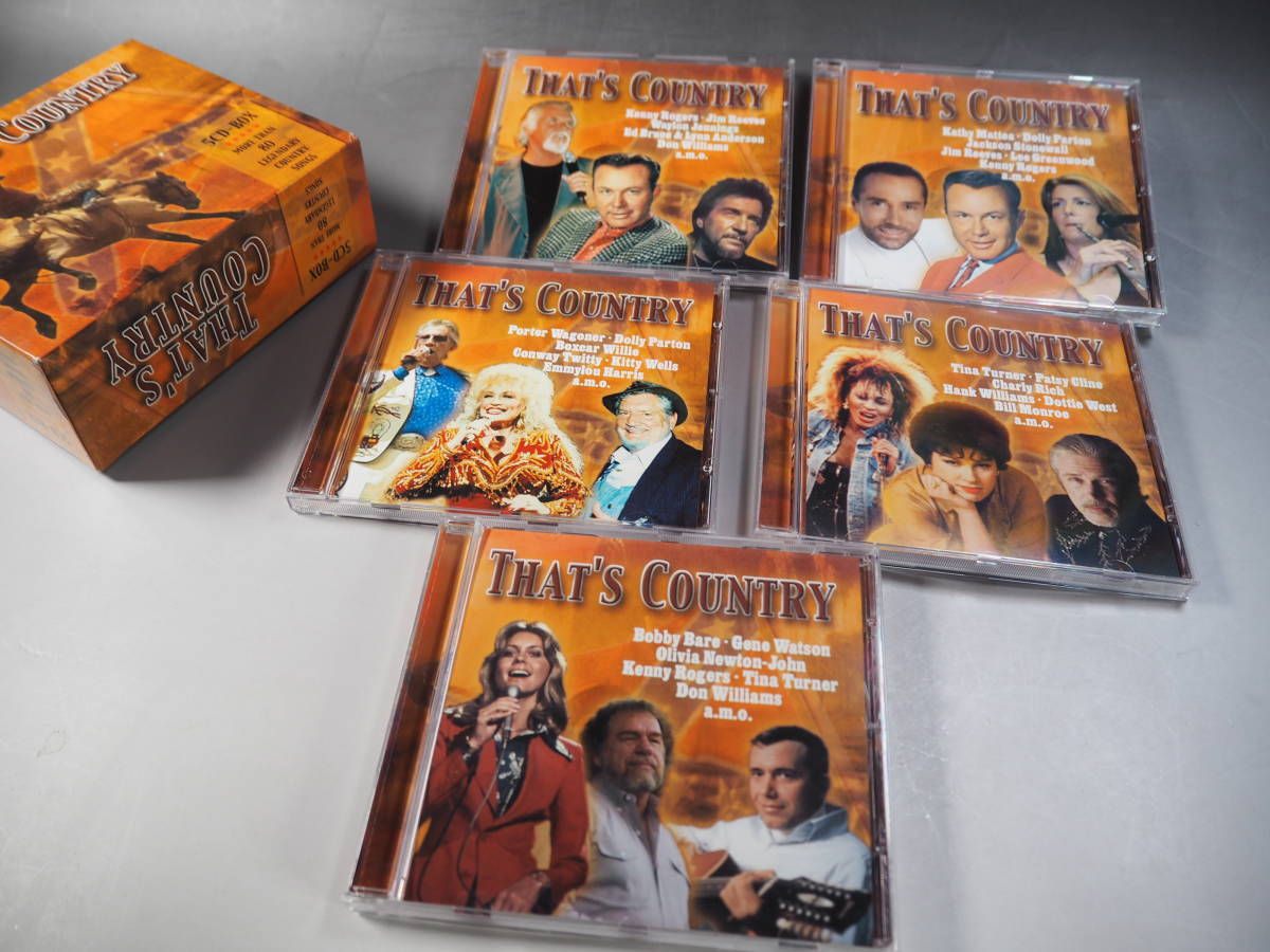 輸入盤 That's Country Vol.1、2，4 5cd Box 計15CD／カントリー コンピレーション オムニバスの画像6