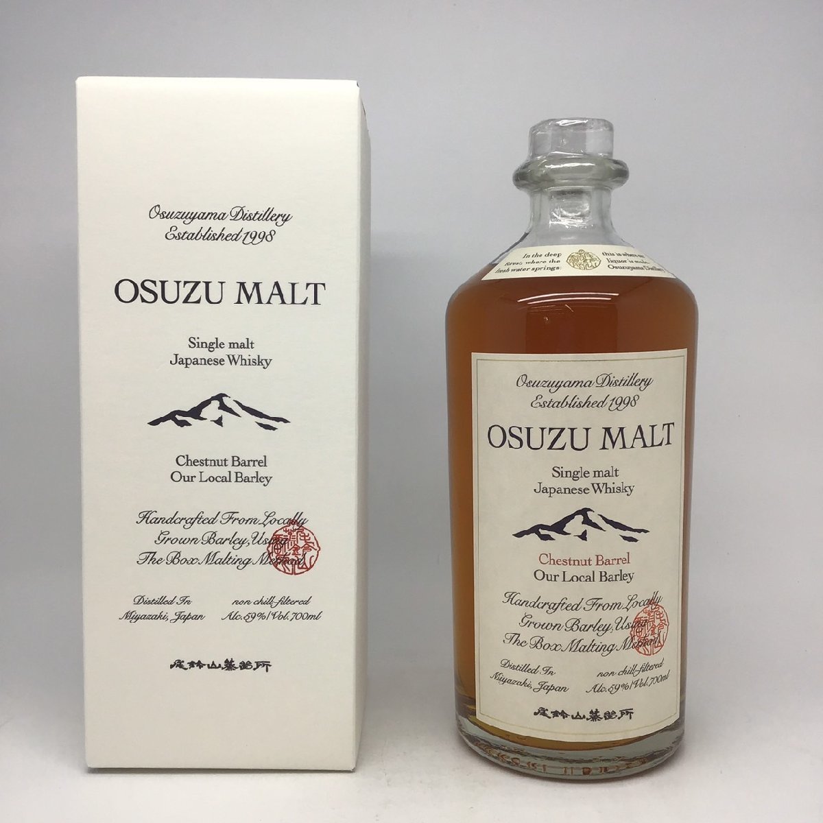 未開栓 尾鈴山蒸留所 OSUZU MALT Chestnut Barrel ジャパニーズ