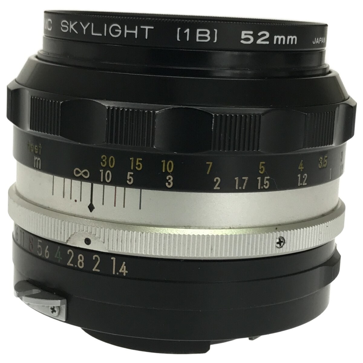 【完動美品】Nikon NIKKOR-S Auto 50mm F1.4 ニコン 非Ai ニッコール Fマウント 標準単焦点 MFレンズ 一眼レフ用 オールドレンズ C3393_画像7